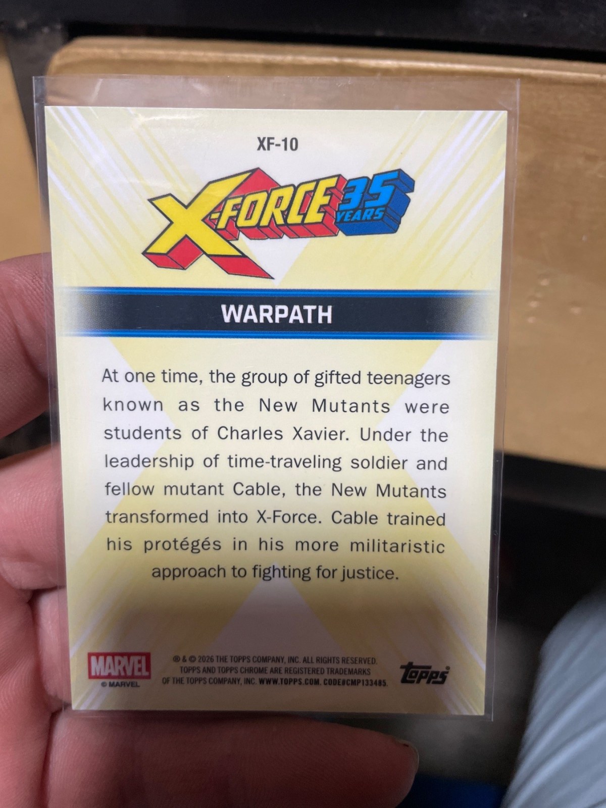Reference image of Warpath X-Force 35 Years