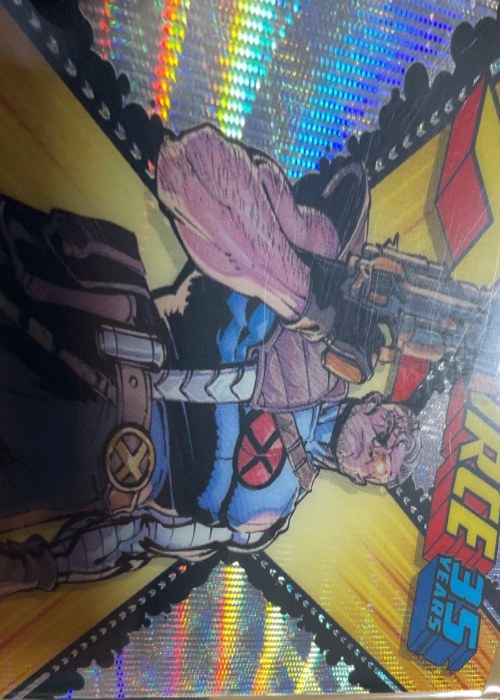 Reference image of Cable X-Men 35 Years Chrome Refractor