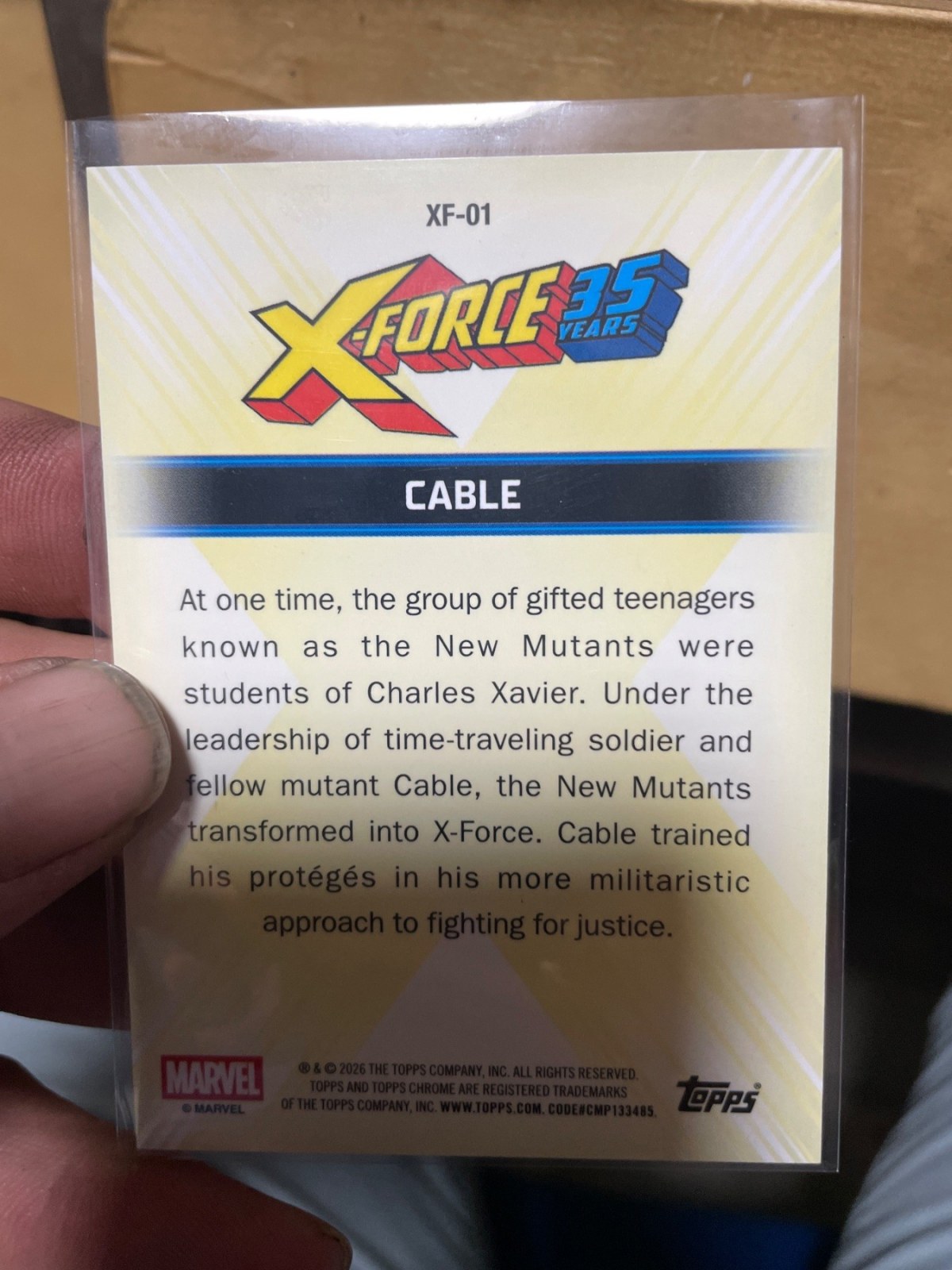 Reference image of Cable X-Force 25 Years