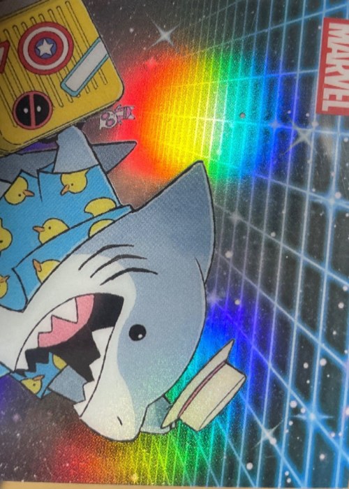 Reference image of Jeff the Land Shark Marvel Snapshot Holo