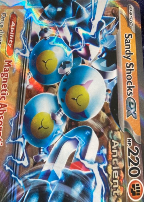 Reference image of Sandy Shocks Pokémon Trading Card Game Ancient