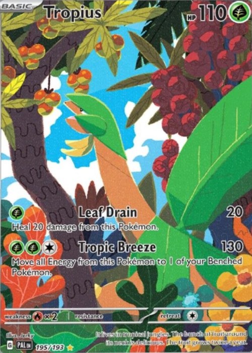 Reference image of Tropius Pokemon TCG