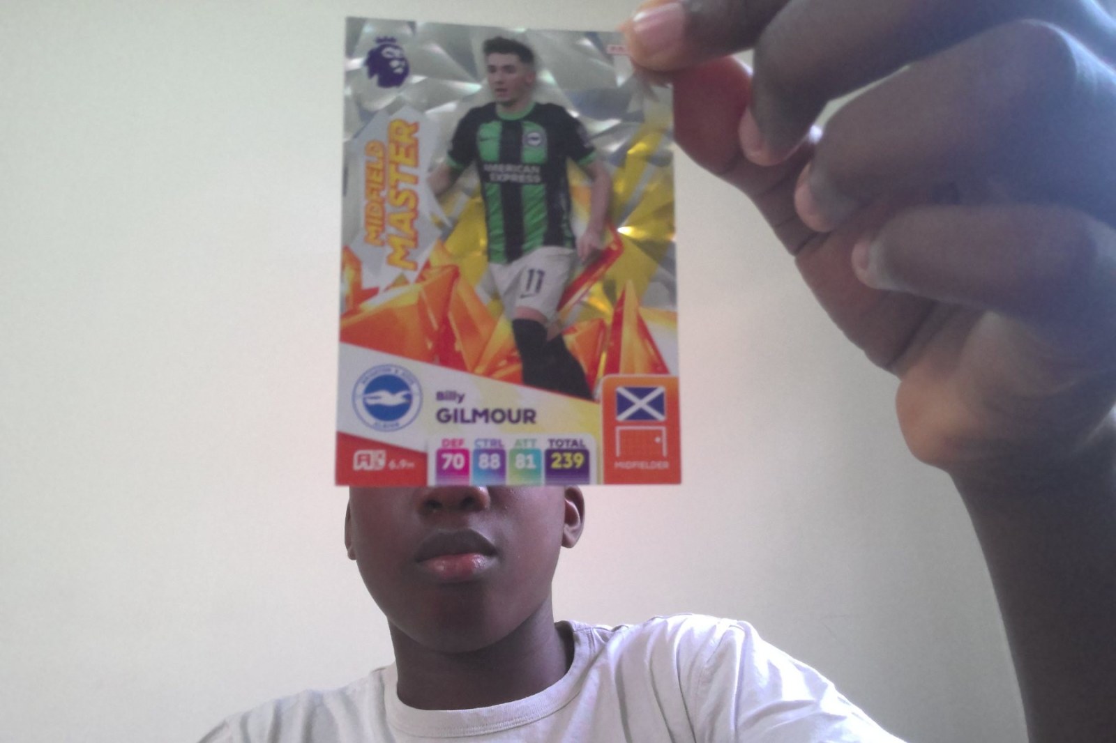 Reference image of Billy Gilmour Panini Premier League Adrenalyn XL