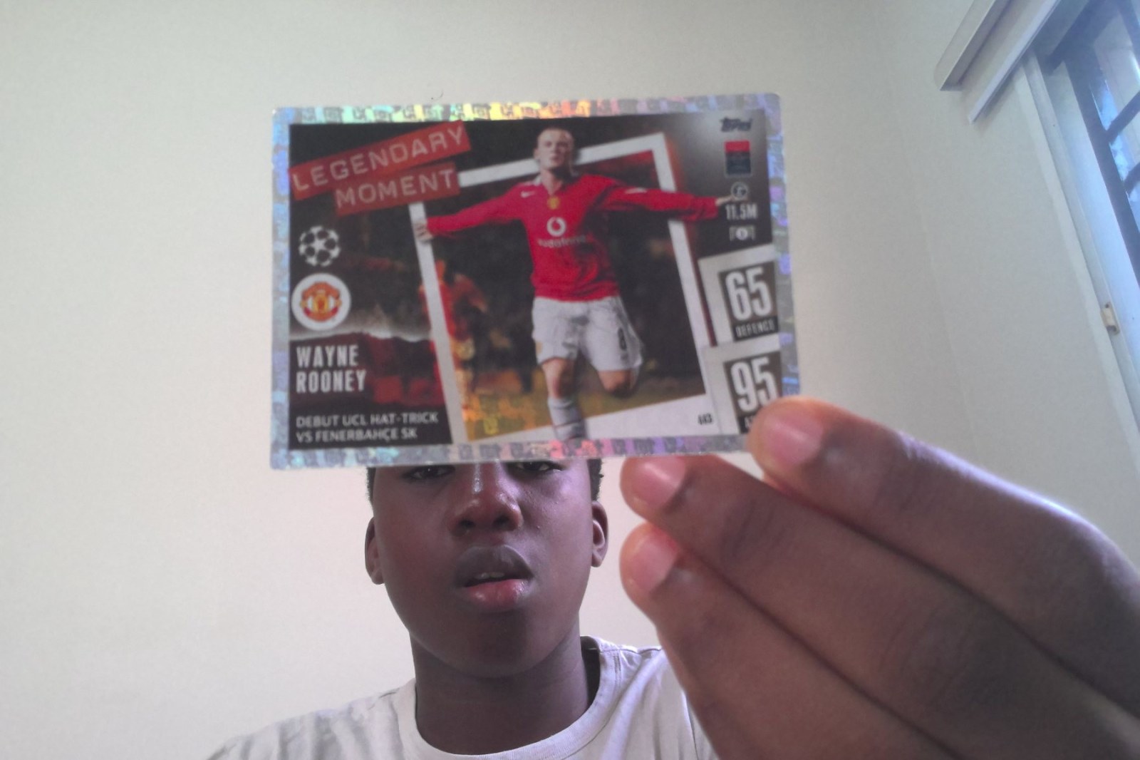 Reference image of Wayne Rooney Topps Match Attax