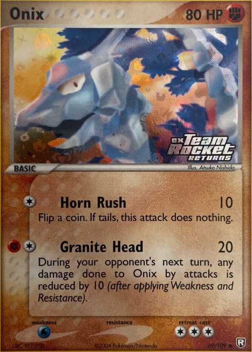 Reference image of Onix EX Team Rocket Returns