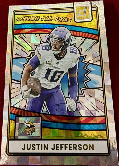 Reference image of Justin Jefferson 2025 Panini Donruss Football