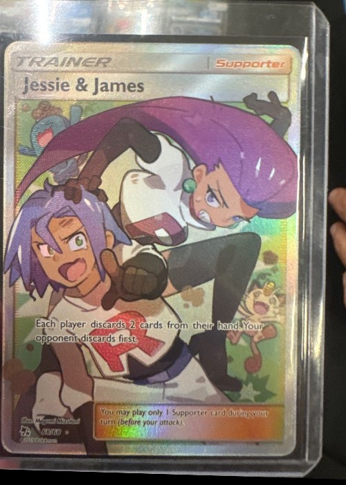 Reference image of Jessie & James Pokemon Trading Card Game