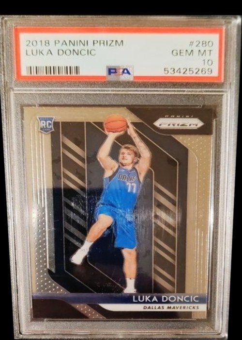 Reference image of Luka Doncic 2018 Panini Prizm