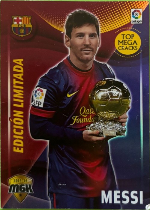 Reference image of Lionel Messi Liga 2015-16 MGK Top Mega Cracks