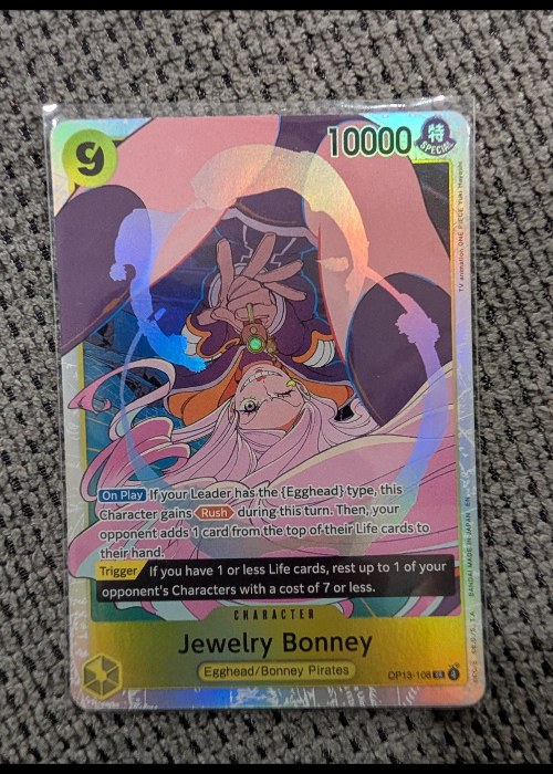 Reference image of Jewelry Bonney One Piece Card Game Special