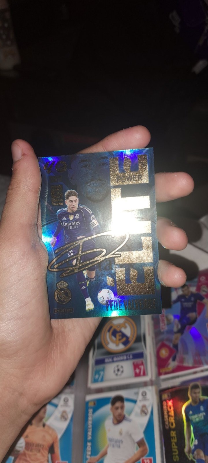 Reference image of Jude Bellingham Real Madrid Trading Cards Gold Refractor