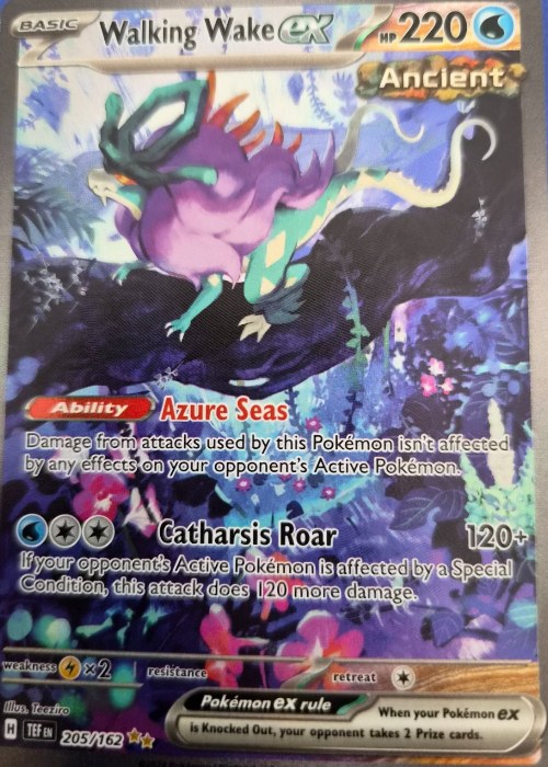 Reference image of Walking Wake Pokémon Trading Card Game Ancient