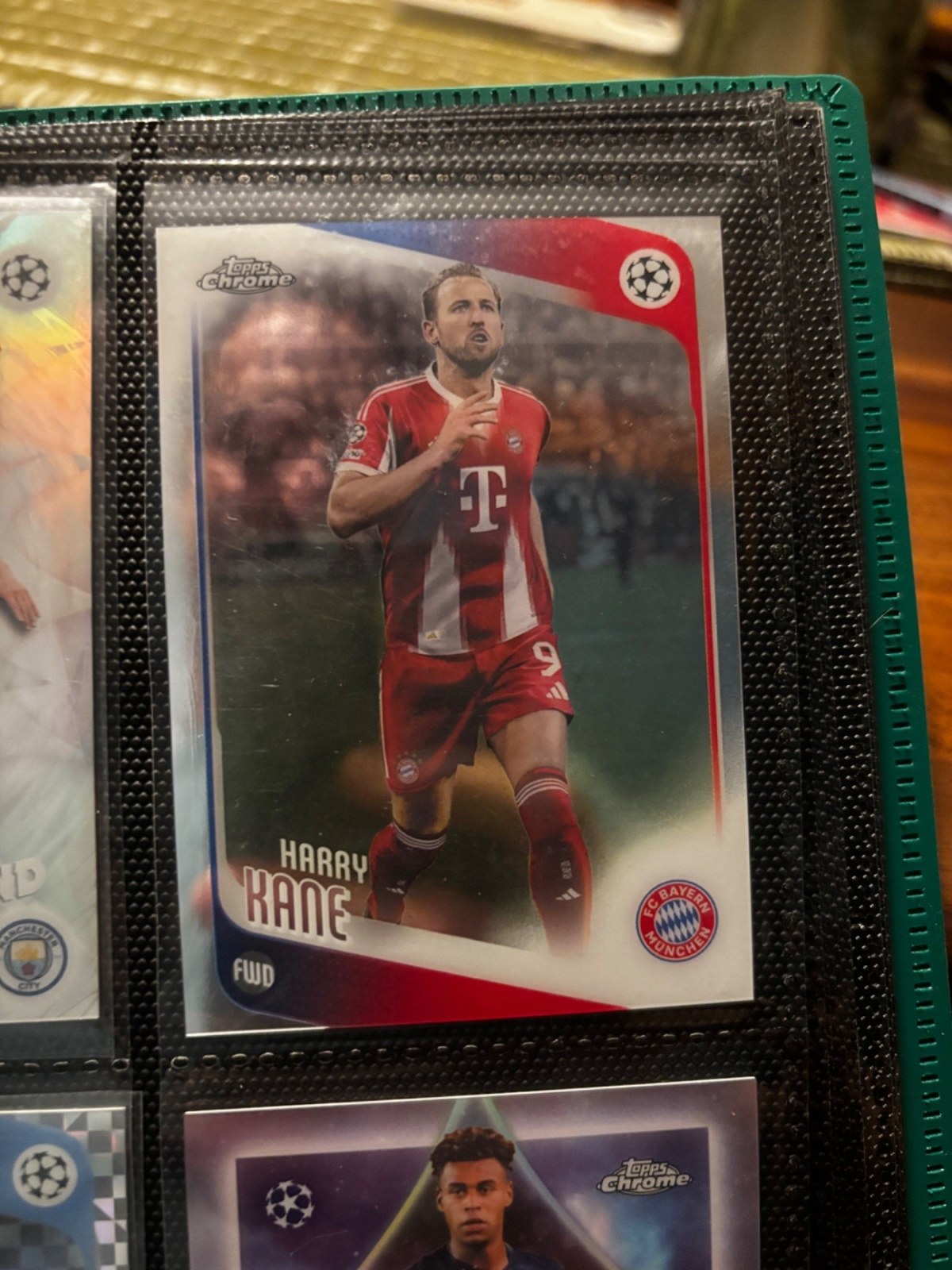Reference image of Harry Kane Topps Chrome