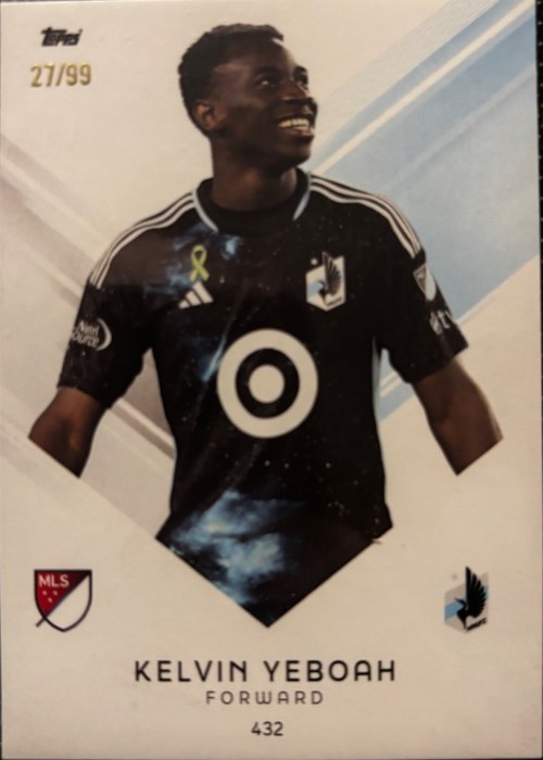 Reference image of Kelvin Yeboah Topps MLS