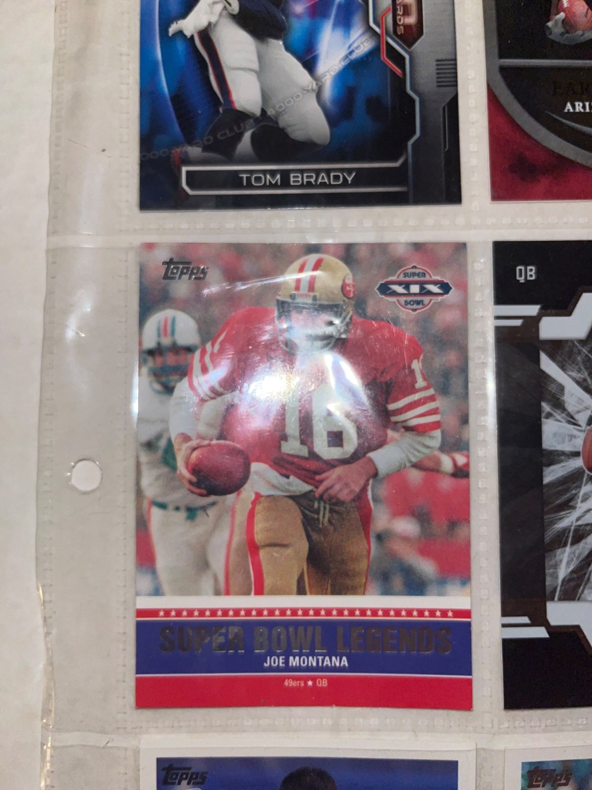 Reference image of Joe Montana Topps Super Bowl Legends Super Bowl Legends