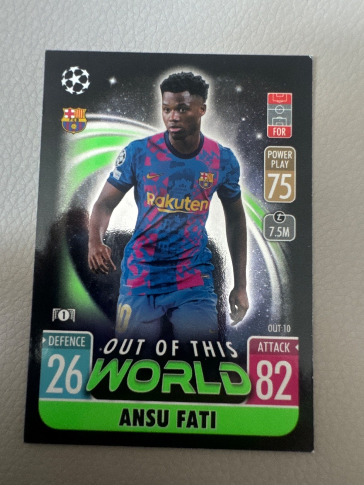 Reference image of Ansu Fati Out Of This World