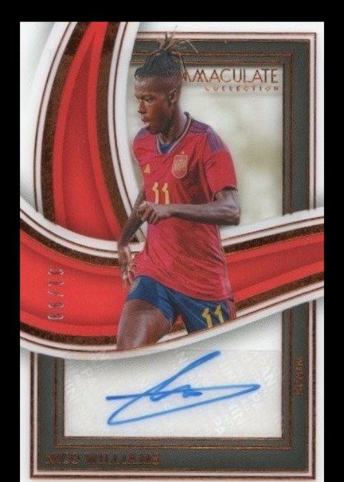 Reference image of Nico Williams Immaculate Collection Shadowbox Signatures Shadowbox Signatures