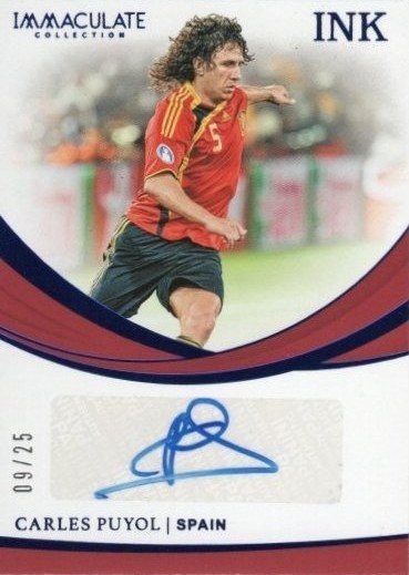 Reference image of Carles Puyol 2018-19 Panini Immaculate Collection Soccer Sapphire