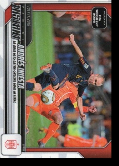 Reference image of Andrés Iniesta Panini Instant Instant