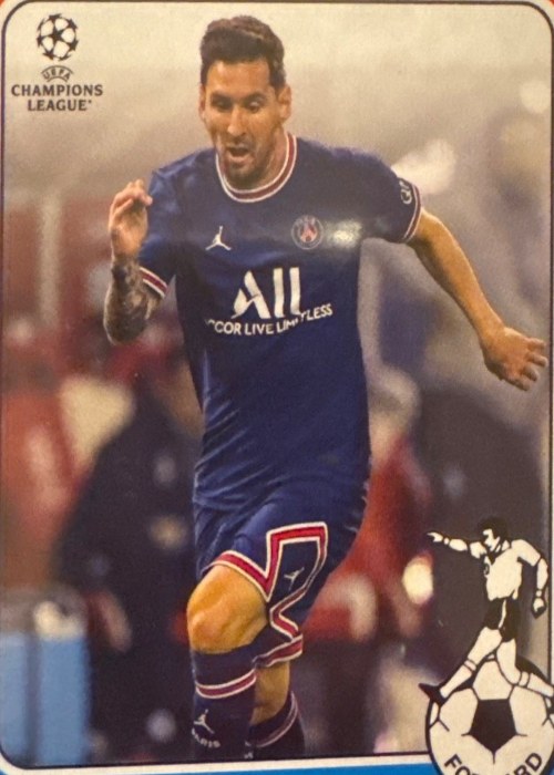 Reference image of Lionel Messi 2021-2022 Champions League