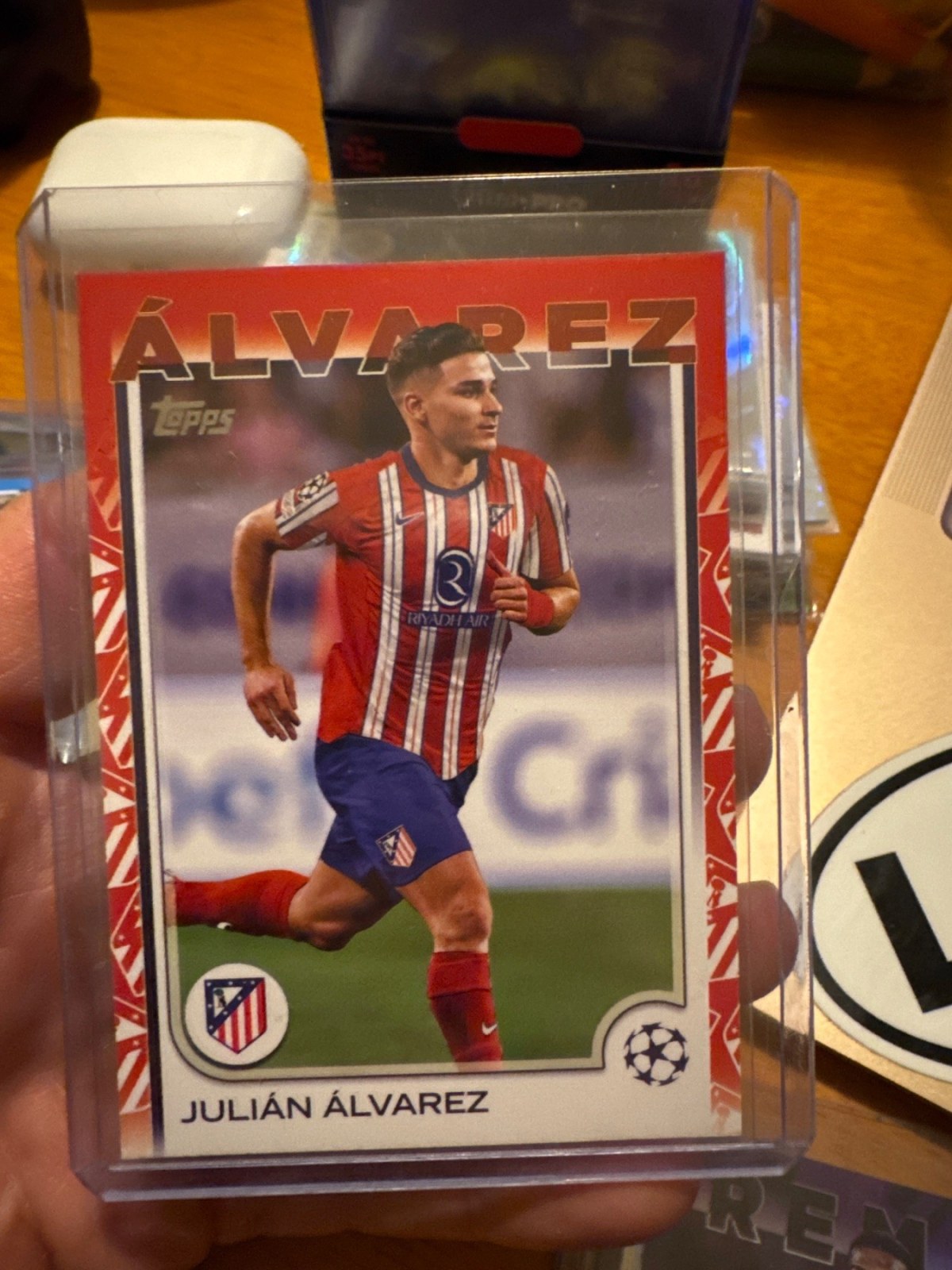 Reference image of Julián Álvarez 2023-24 Topps UEFA Champions League