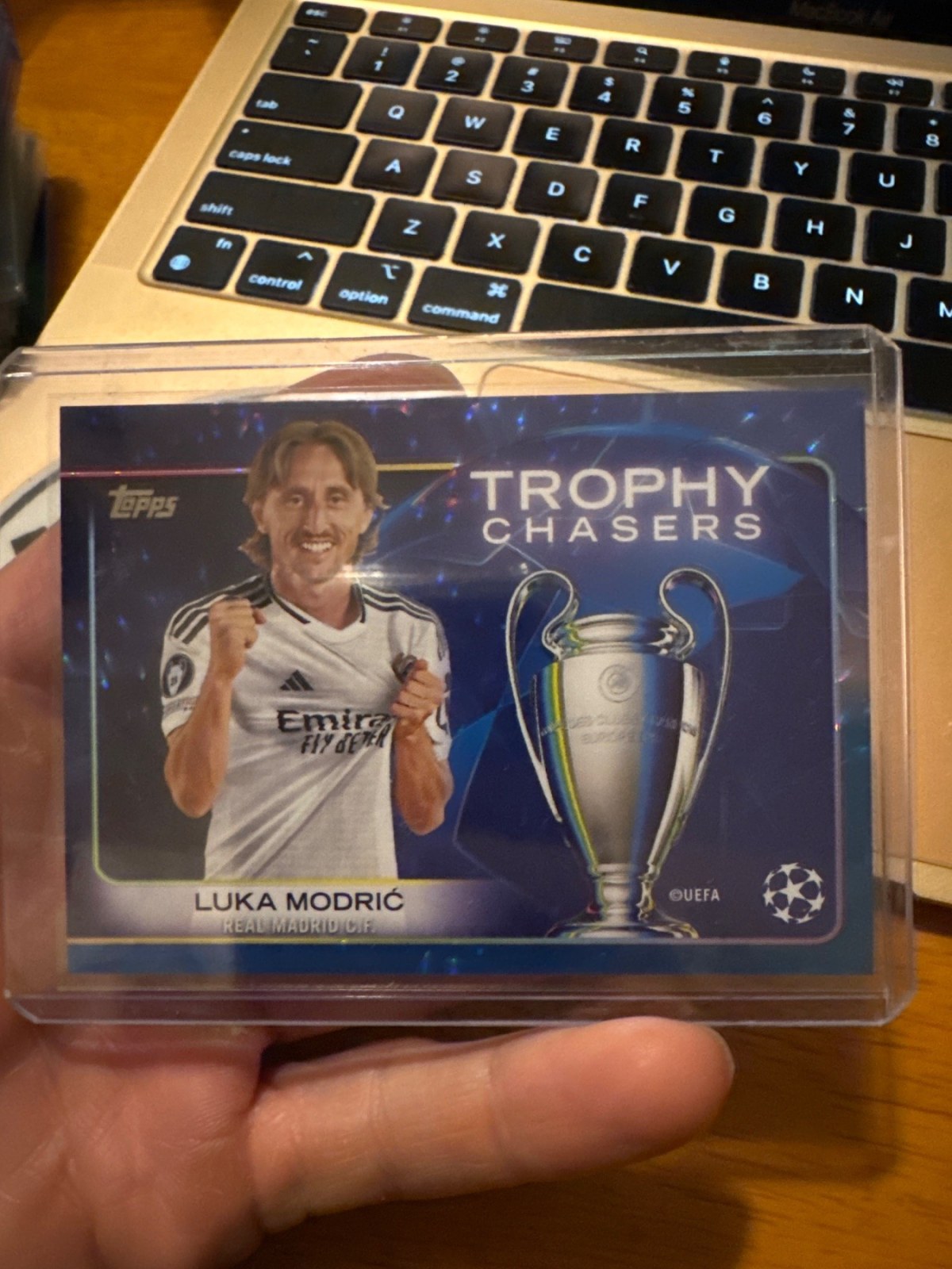 Reference image of Luka Modrić 2025 Topps UEFA Champions League Trophy Chasers