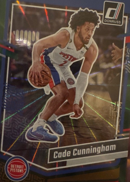 Reference image of Cade Cunningham Donruss
