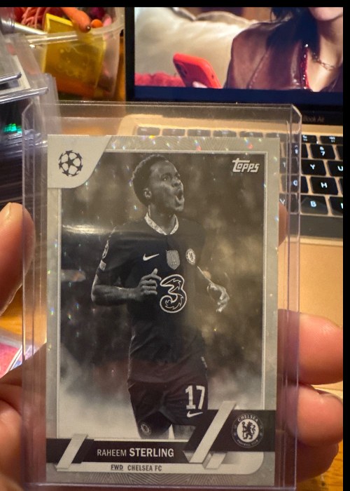 Reference image of Raheem Sterling 2021-22 Topps UEFA Champions League