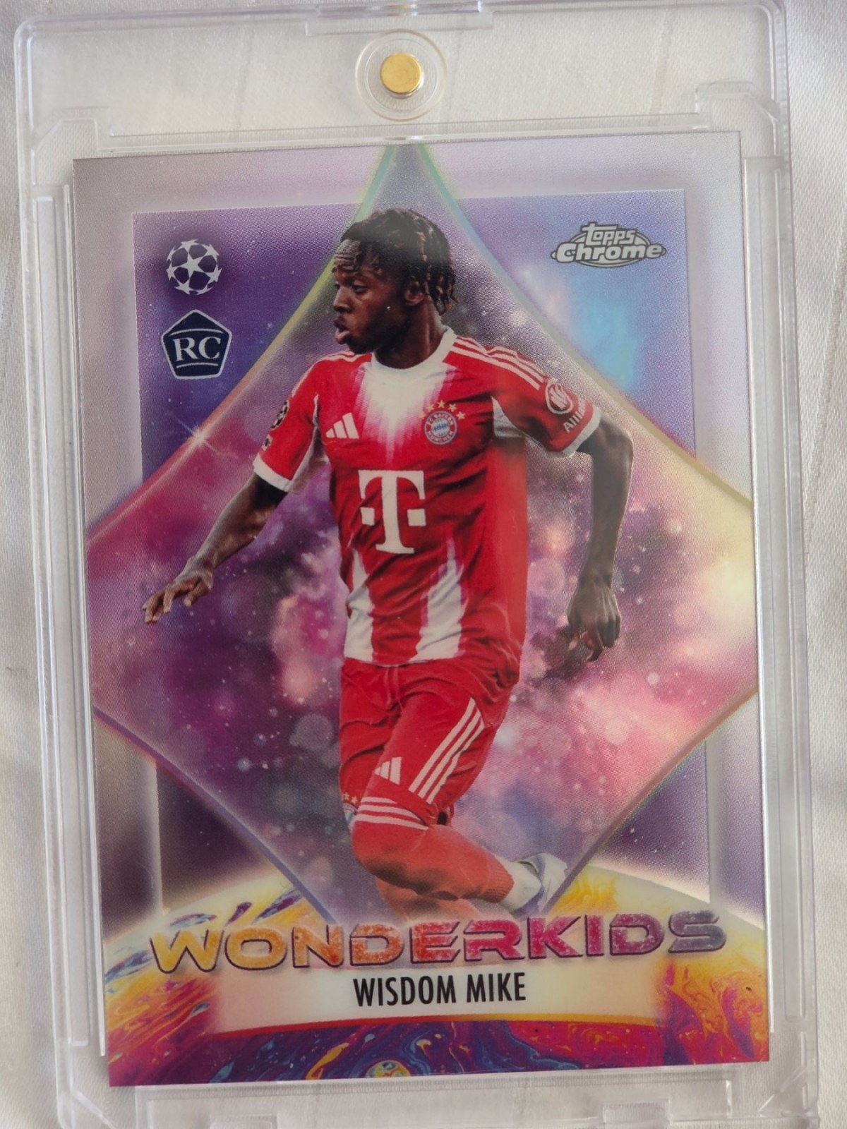 Reference image of Wisdom Mike Topps Chrome Wonderkids Wonderkids