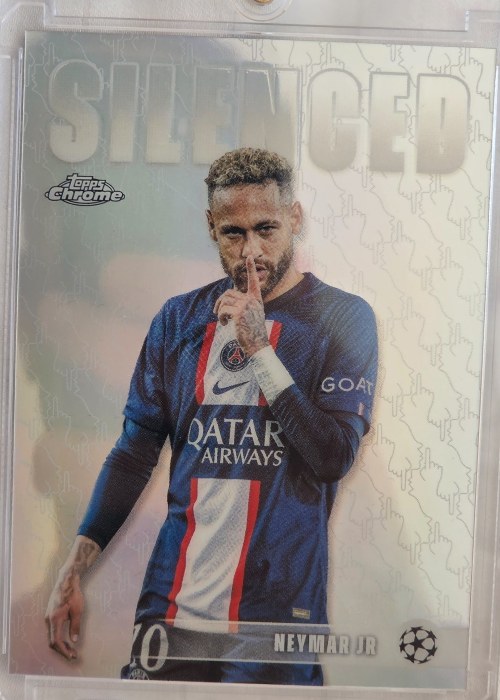 Reference image of Neymar Jr Topps Chrome UEFA Champions League 2026 Silver