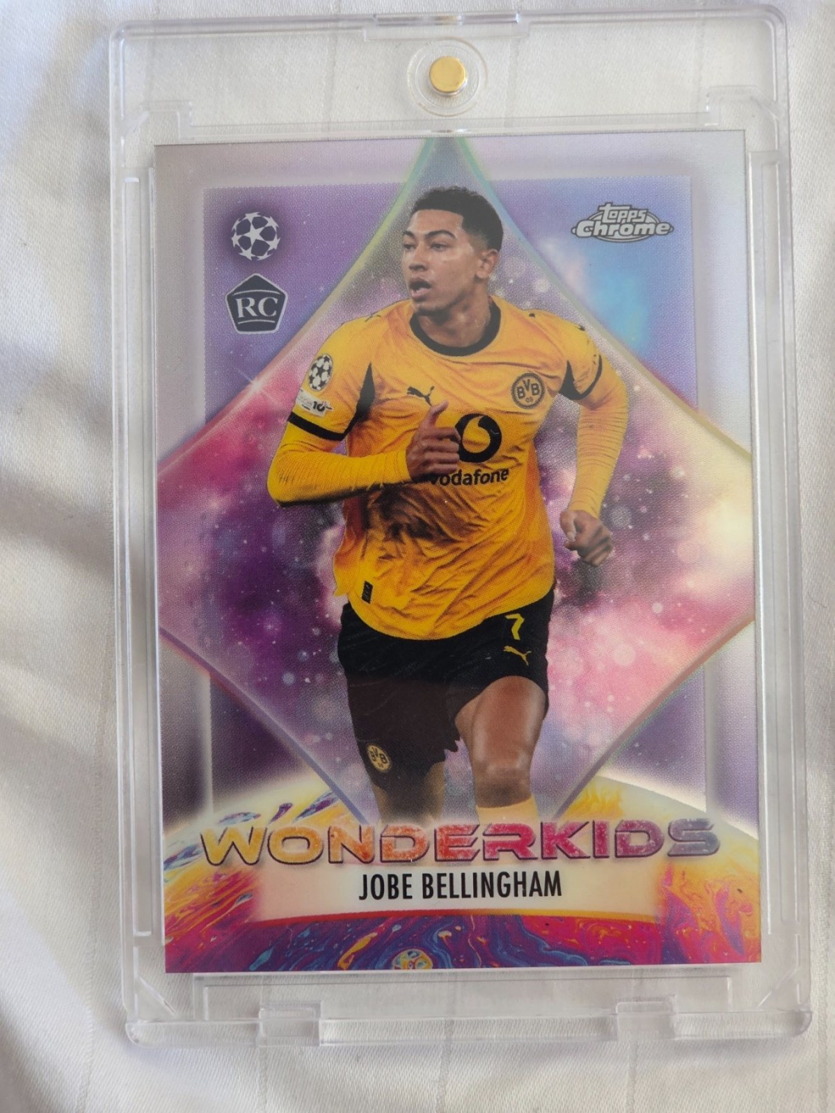 Reference image of Jobe Bellingham Topps Chrome UEFA Champions League