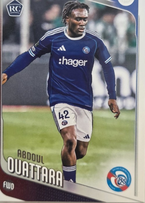 Reference image of Abdul Ouattara 2026 Topps UEFA Conference League
