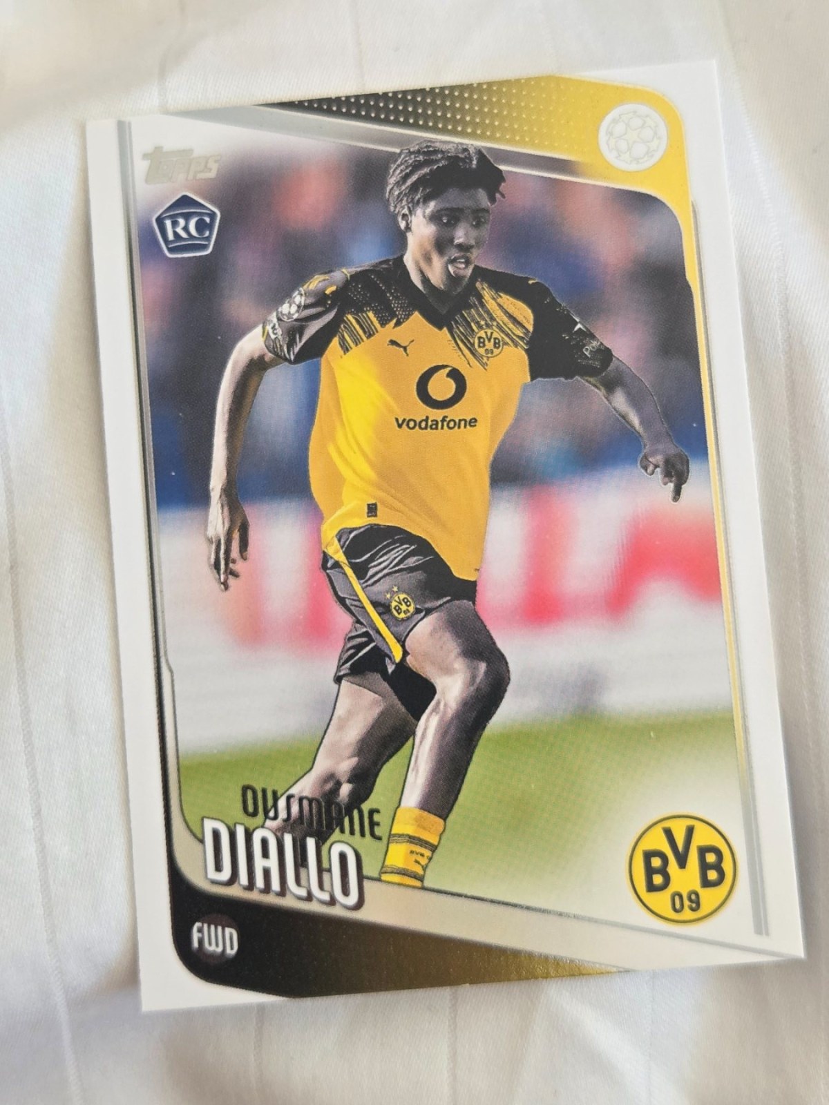 Reference image of Ousmane Diallo 2026 Topps UEFA Champions League