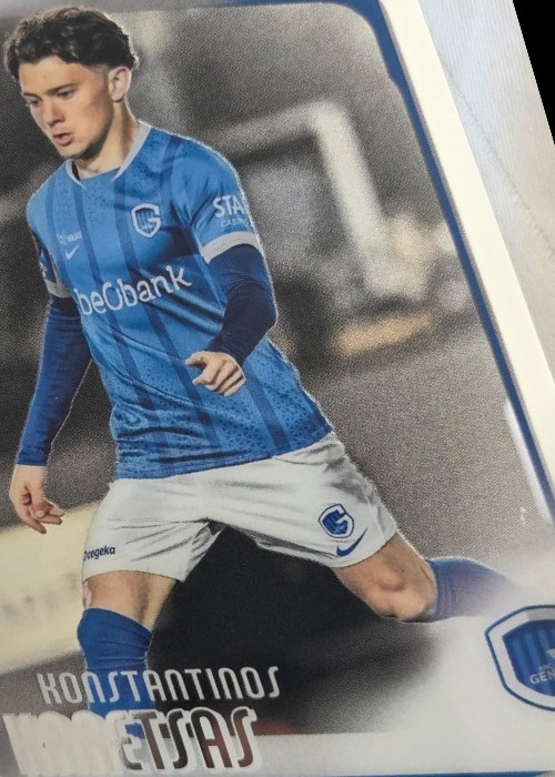 Reference image of Konstantinos Karetsas 2025-26 Topps Chrome UEFA Europa League
