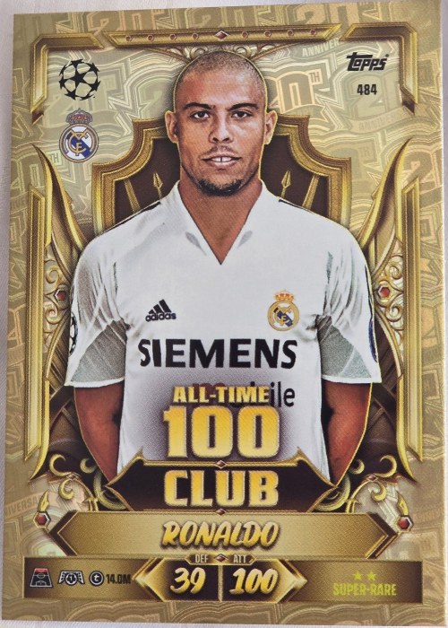 Reference image of Ronaldo Match Attax 20th Anniversary Gold