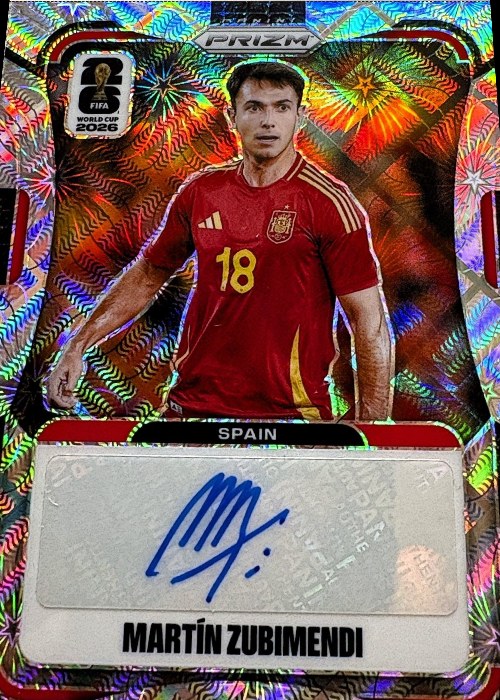 Reference image of Martín Zubimendi Panini Prizm FIFA World Cup 2026 Soccer