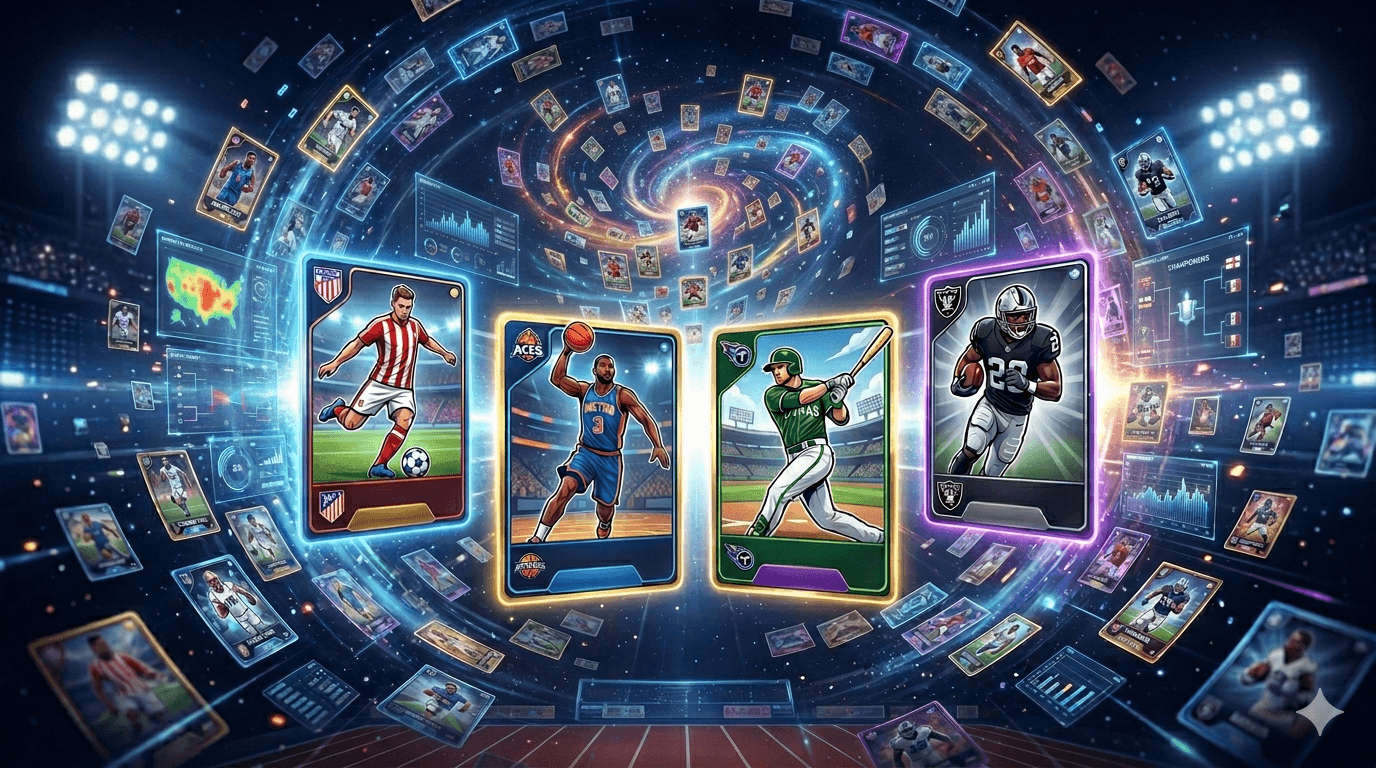 Cards de varios deportes trackeadas por CardPulse